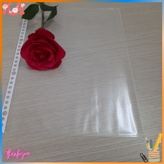Tập 10 chiếc sơ mi lỗ, túi đục lỗ Plus dày