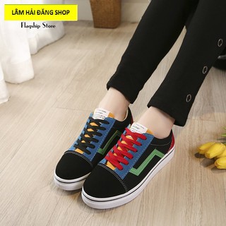 Giay sneaker nữ da lộn thời trang FS0017