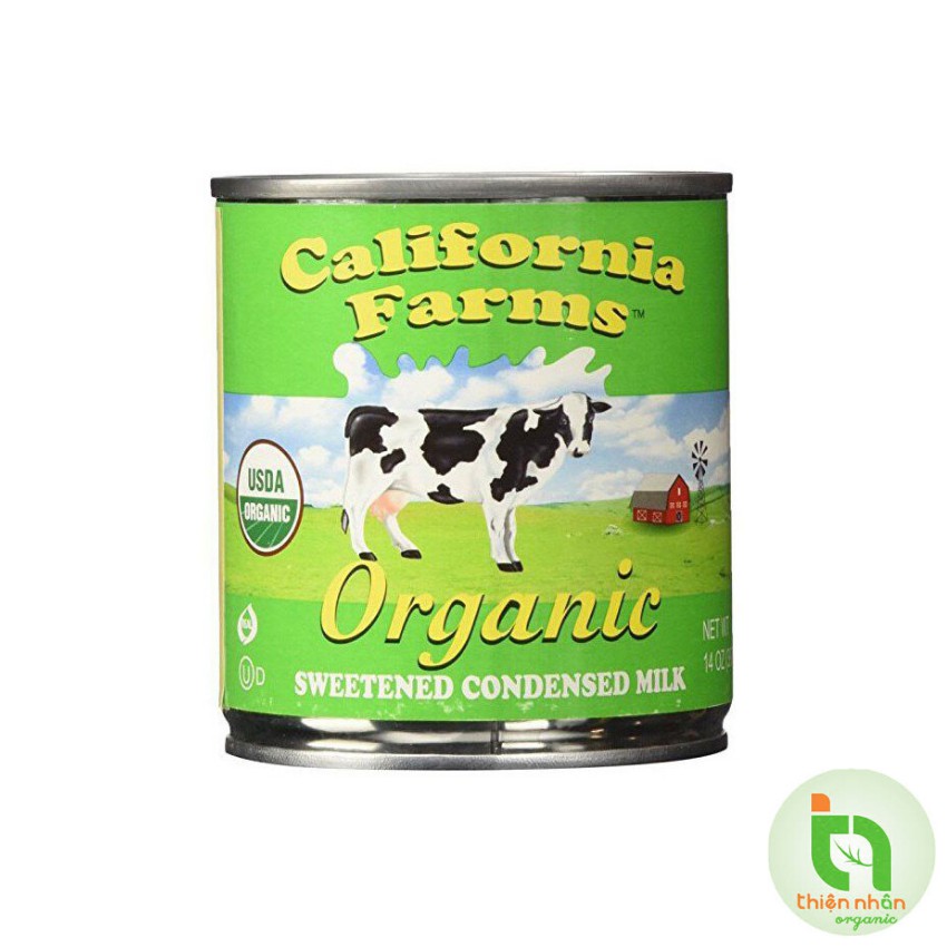 HSD Tháng 2.2024 - Sữa Đặc Có Đường Hữu Cơ California Farms 397g
