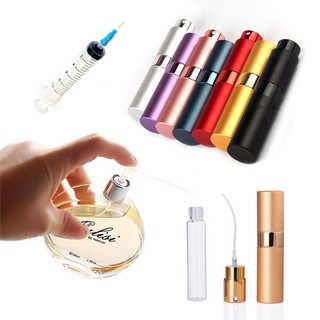 Lọ Chiết Nước Hoa Du Lịch 15ml Dạng Son Xoay Kèm 2 Dụng Cụ Bơm