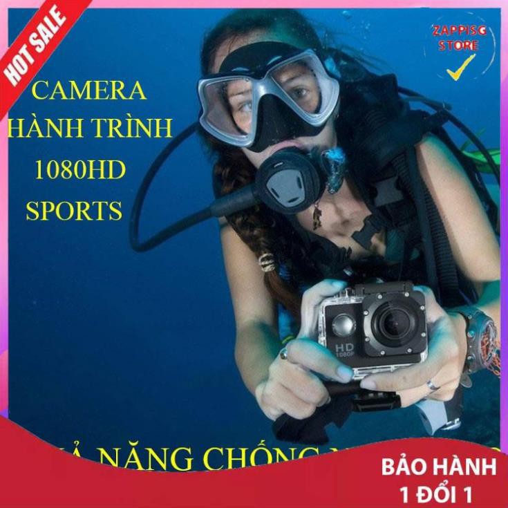 Camera Hành Trình Phượt Waterproof Sports Cam 1080 Full HD Chống Nước  - Bảo hành 1 - 1