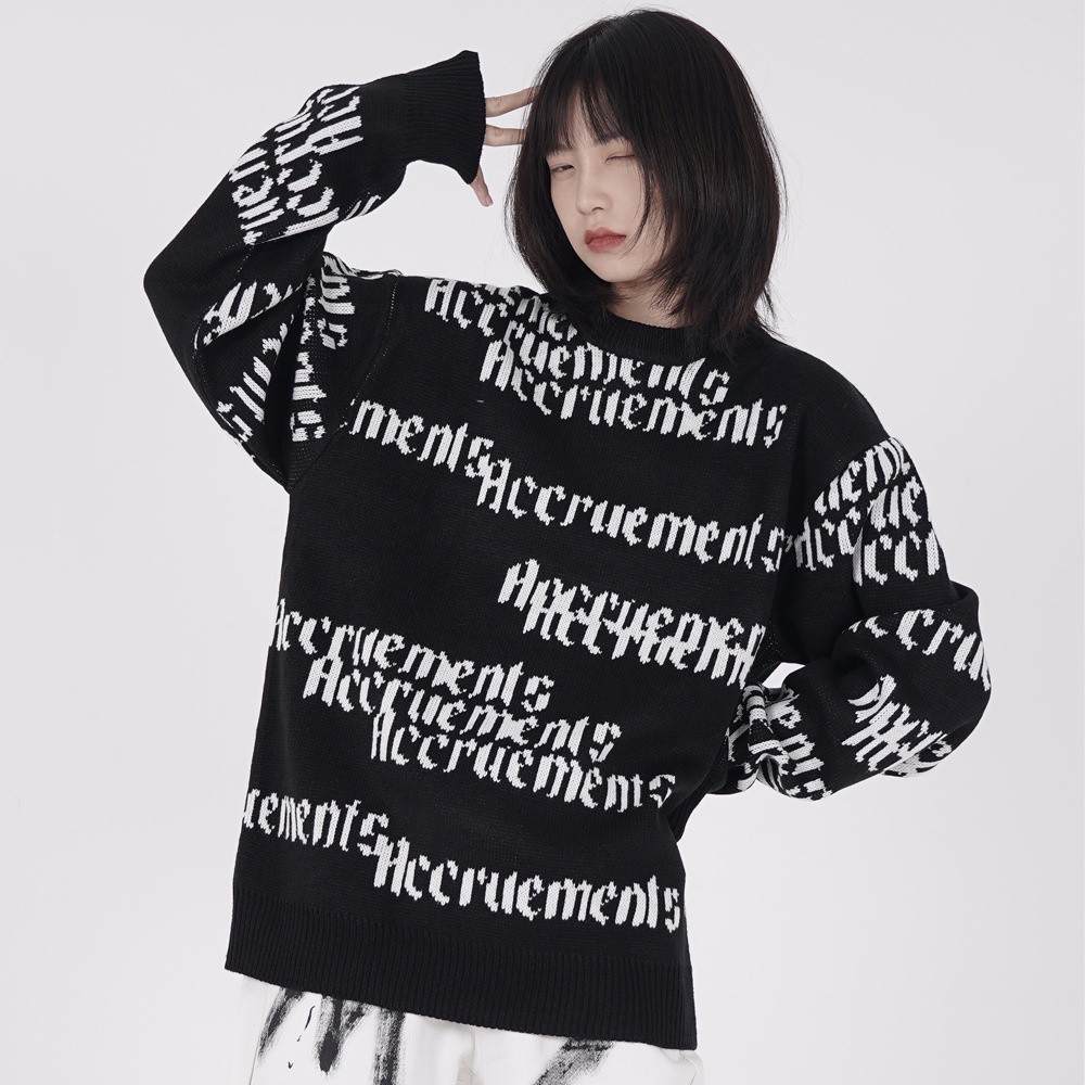 Áo Len ACCRUMENT Form Unisex Phù Hợp Nam &amp; Nữ