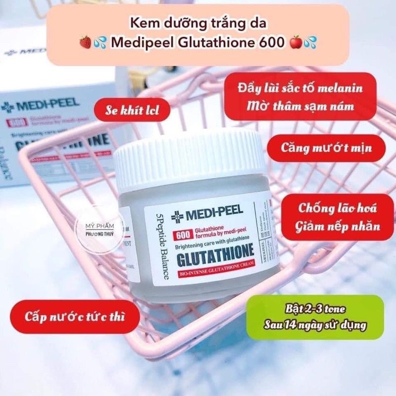 Kem dưỡng trắng Medi-Peel Glutathione 600 White Cream