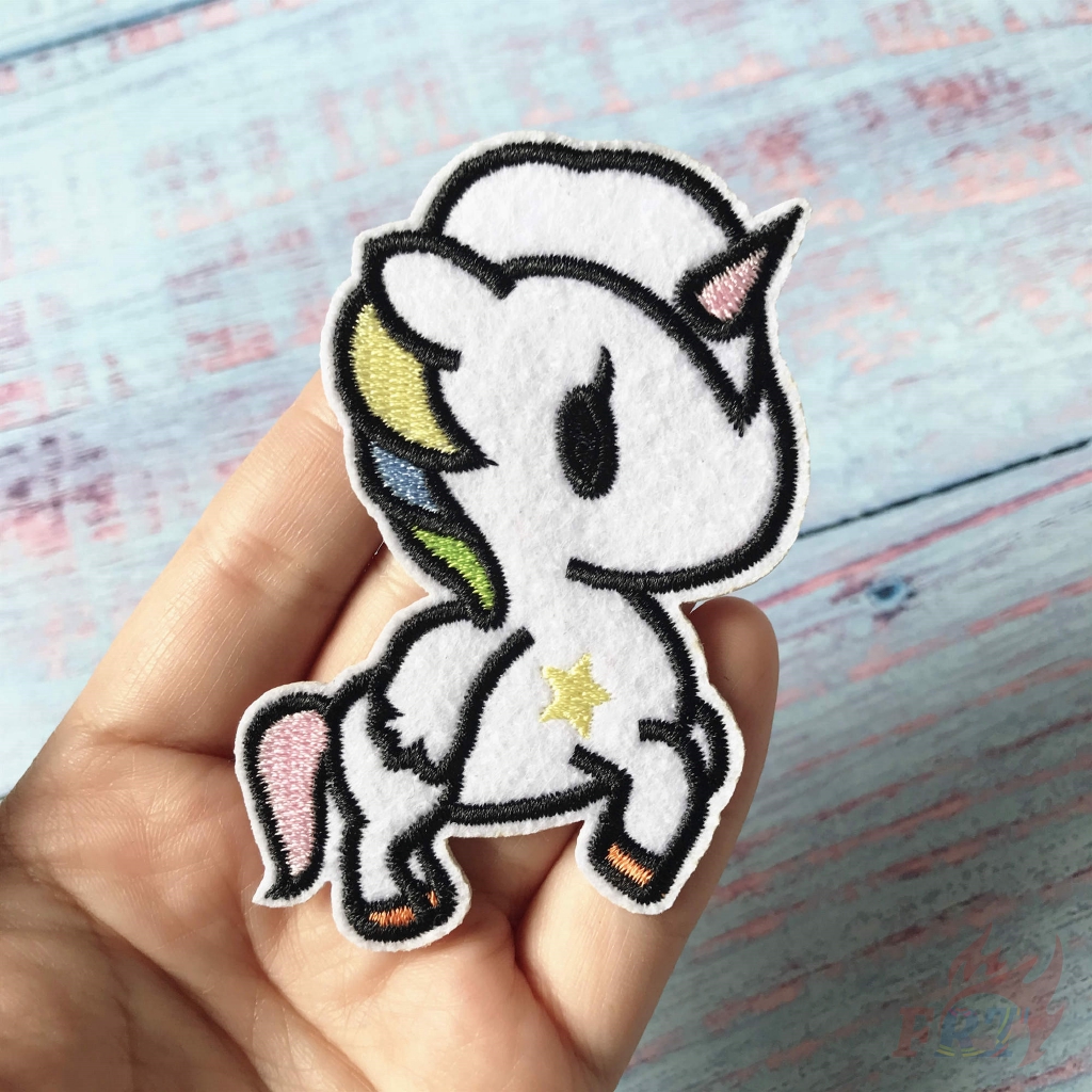 Miếng dán ủi quần áo hình kỳ lân số 02 xinh xắn dễ thương