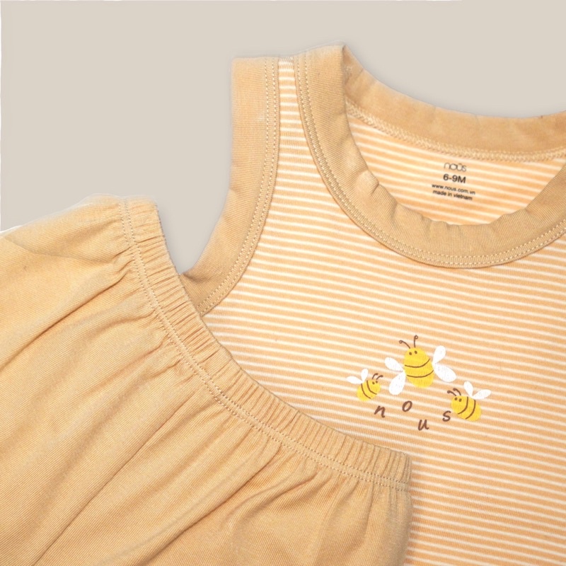 Bộ ba lỗ sát nách Nous hè chất petit, doux mềm mát chuẩn hãng mẫu mới nhất