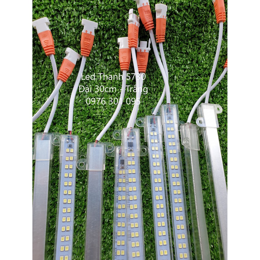 Đèn Led Thanh Điện 220v - Dài 30cm (Trắng - Vàng)