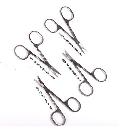 Kéo tỉa mũi Vacosi Curved Scissors S01-S02-S03-S04