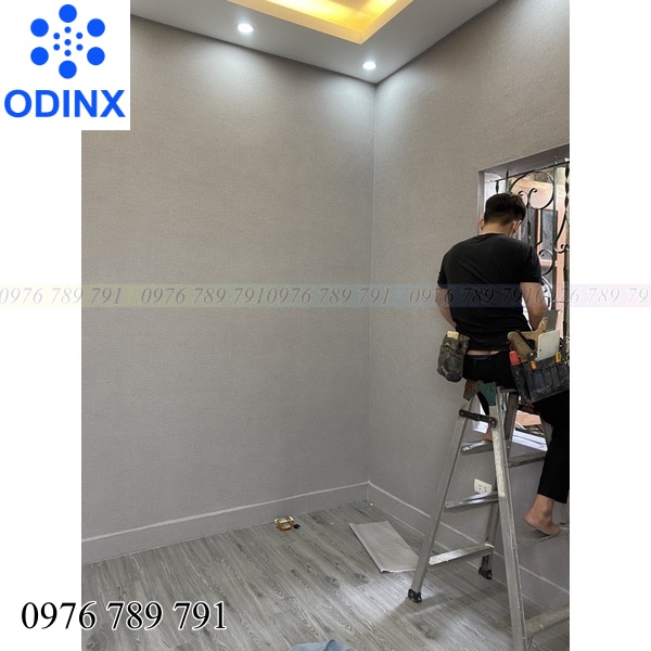 Giấy Dán Tường Giả Xi Măng Hàn Quốc Cao Cấp, Loại Dày Đẹp Khổ 1.06m, Cuộn 16.5 m2 ODINX