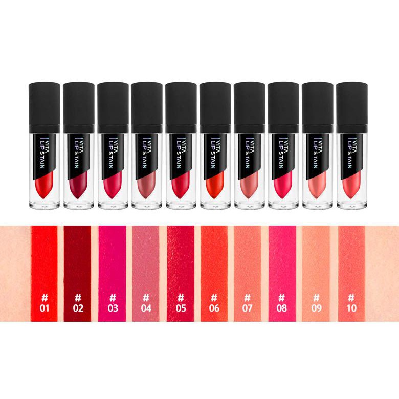 Son kem lì, mịm và nhẹ môi Agapan Vita Lip Stain NPP Shoptido