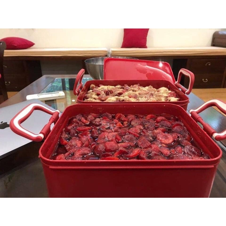 Bộ hộp bảo quản thực phẩm ngâm  Tupperware dung tích lớp không sợ bám màu hàng chính hãng bảo hành trọn đời