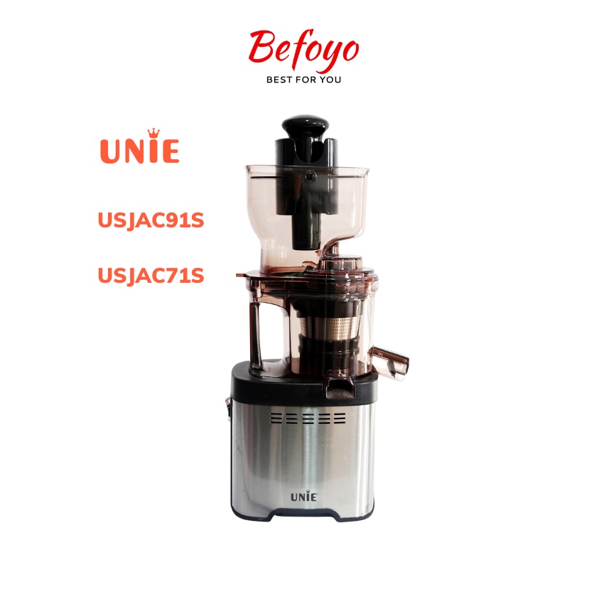 Máy ép chậm Unie USJDC71S - USJAC91S công suất 400W tốc độ 45 vòng trên phút ép trái cây nguyên quả bảo hành 24 tháng