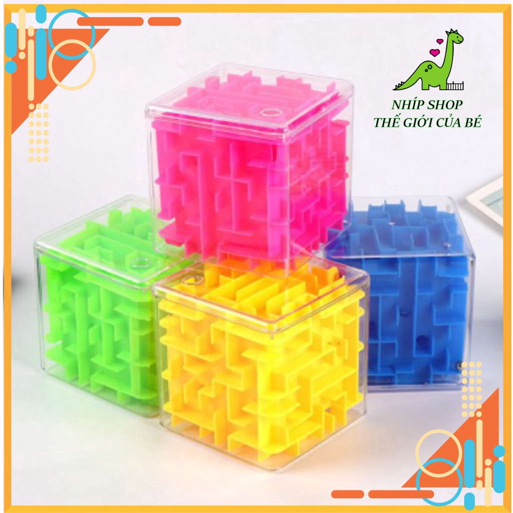 Giải Mã Mê Cung Lập Phương Lớn 3D 8*8*8Cm Kích Thích Trí Thông Minh