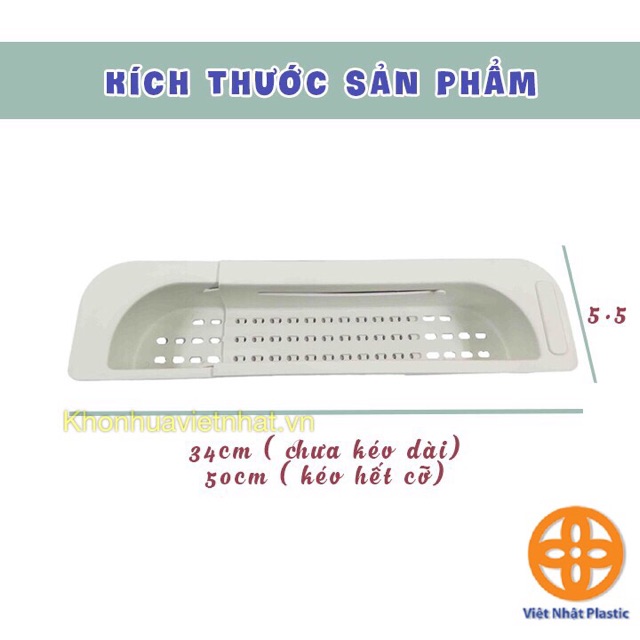 Giá để giẻ rửa bát nhựa Việt Nhật, khay gác bồn để đồ rửa chén hàng cao cấp bền đẹp