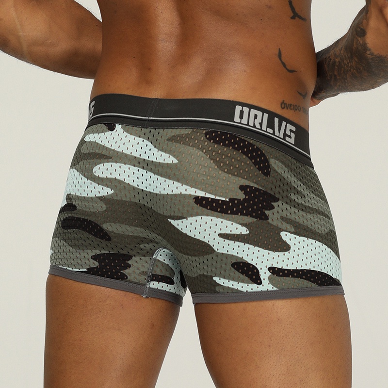 Quần Lót Boxer Nam Dạng Lưới Thoáng Khí Nhanh Khô Orlvs OR191