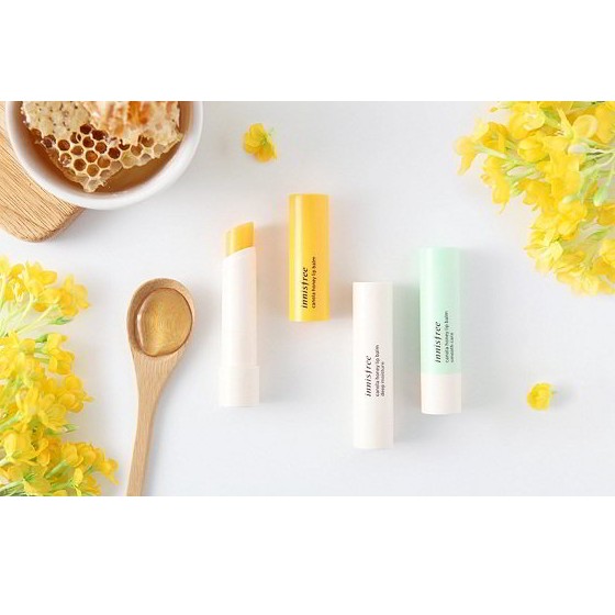 Son dưỡng môi mật ong không màu INNISFREE CANOLA HONEY LIP BALM