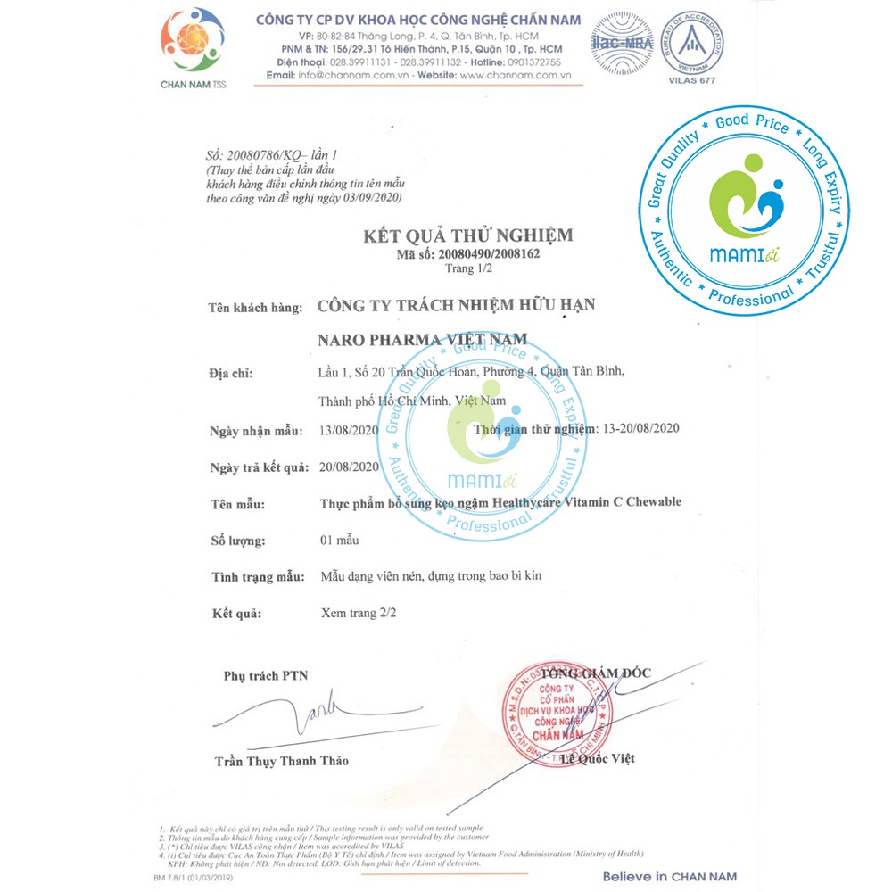 Vitamin C (500v) tăng cường đề kháng, đẹp da cho người từ 2 tuổi trở lên Healthy Care Vitamin C 500mg, Úc | Thế Giới Skin Care