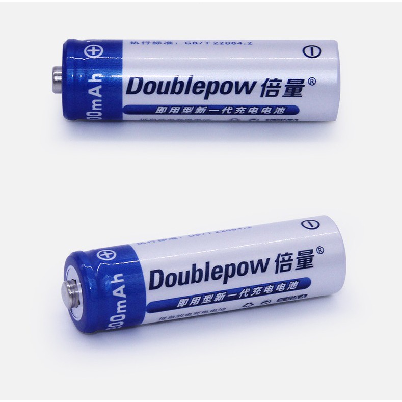 Bộ 4 Pin Sạc AA 1200mAh Doublepow chuyên MIC không dây ,máy đo huyết áp ,đồ chơi ...