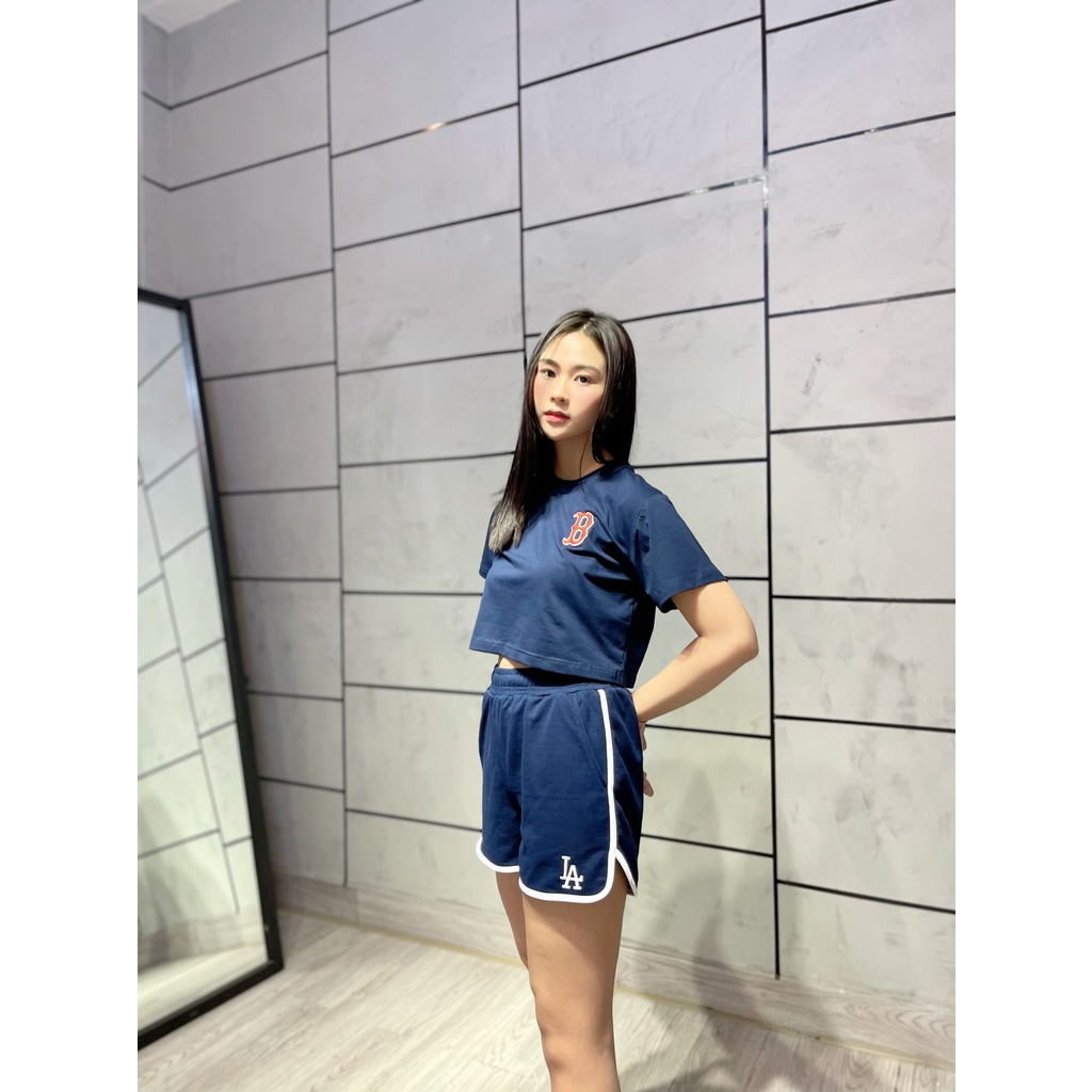 (HÀNG XUẤT XỊN) Áo thun 3 màu: Đen, Hồng, Xanh 1872 M//L//B CROPTOP Made in V//N full-tag-code  SIZE S M