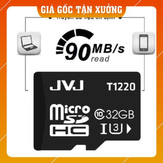 [GIÁ SỐC] Thẻ nhớ JVJ 32GB/16GB/8GB/4GB tốc độ cao, bảo hành 5 năm chính hãng