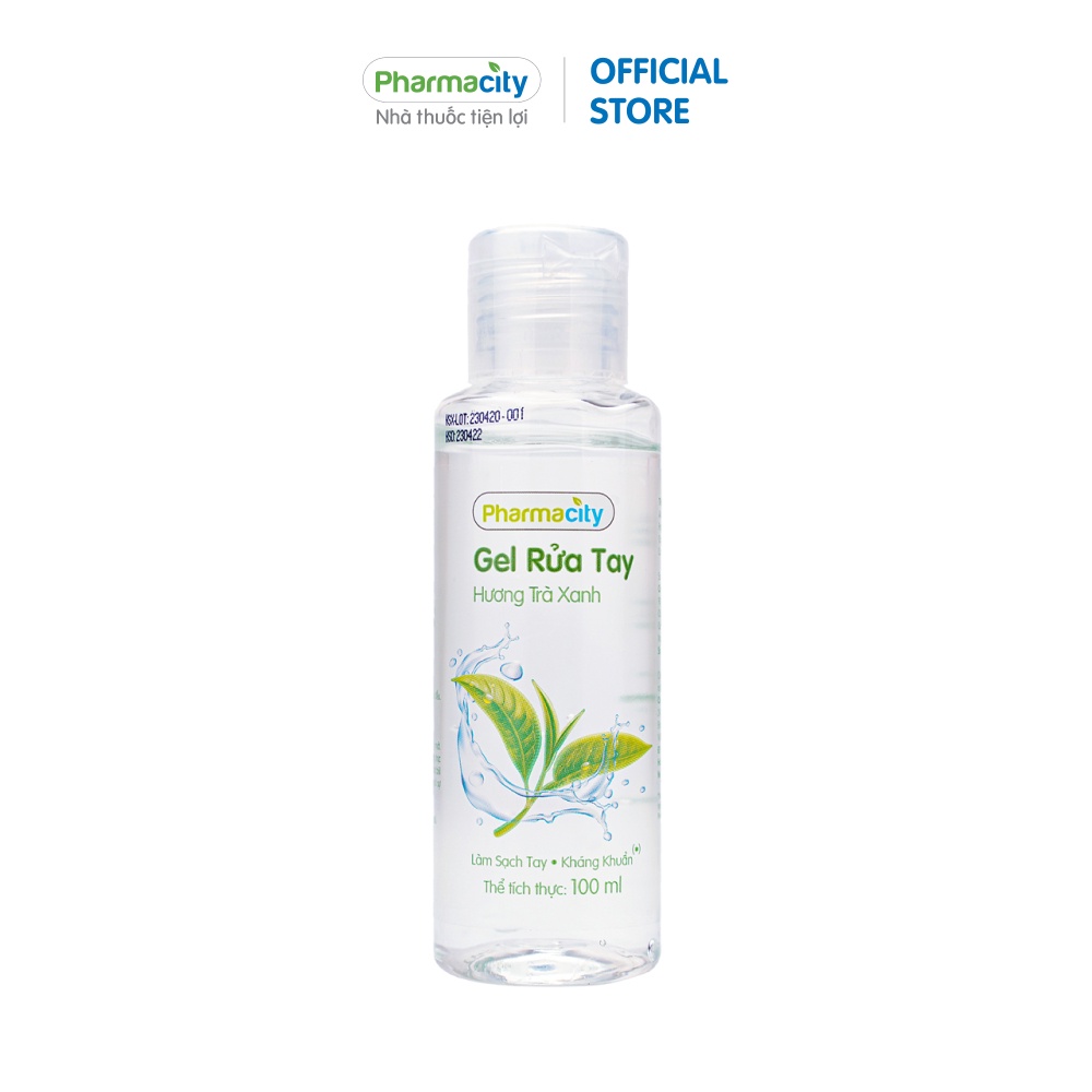 Gel rửa tay Pharmacity 100ml Tra Xanh/Lavender