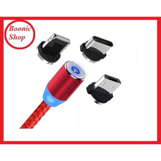 CÁP SẠC OPPO - CÁP SẠC NAM CHÂM 3 ĐẦU-TYPEC-SAMSUNG-LINGHNING