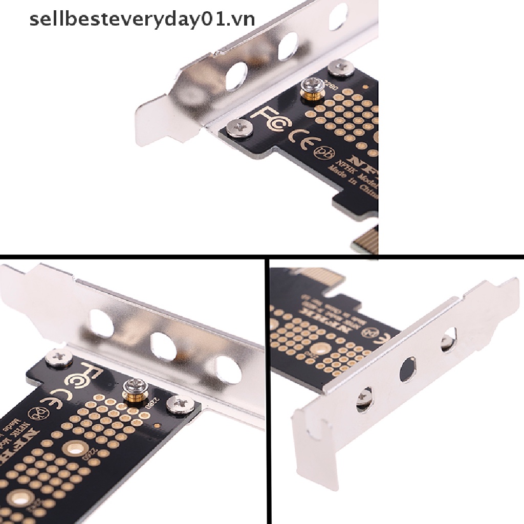 / / Nvme Pci-E M.2 NGFF SSD Sang PCIe x1 card PCIe x1 to M.2 Kèm Giá Đỡ