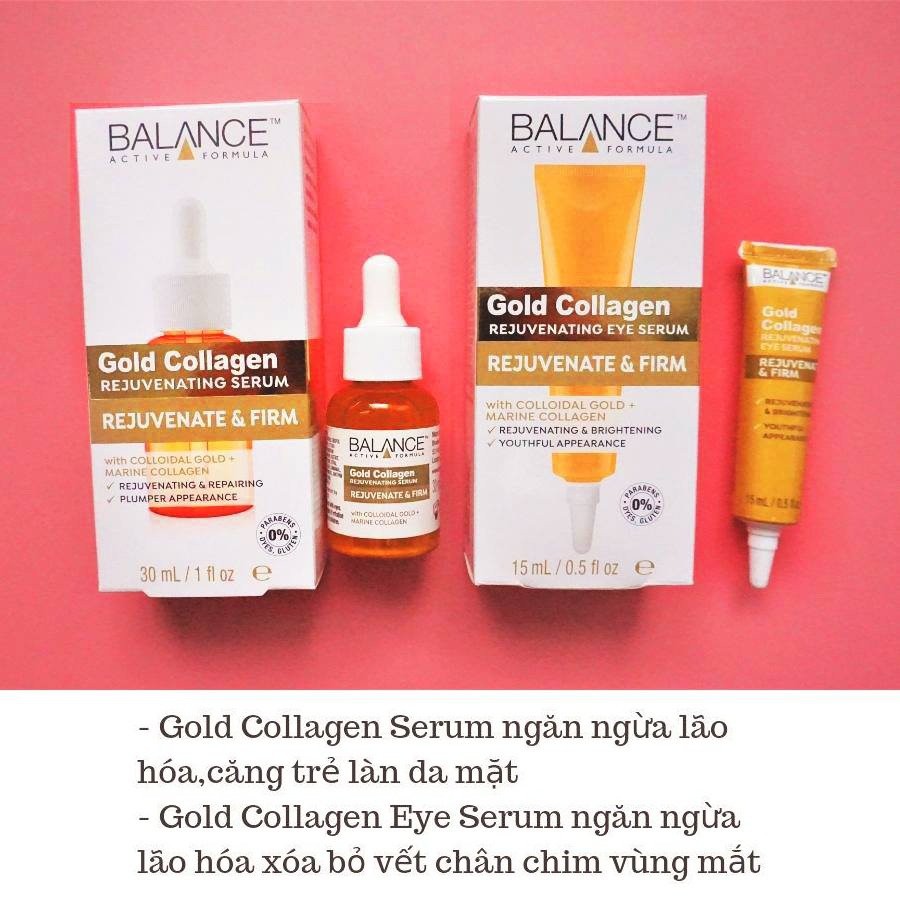 [Bill UK] Kem Mắt Balance Nọc Rắn, Máu Rồng, Gold Collagen