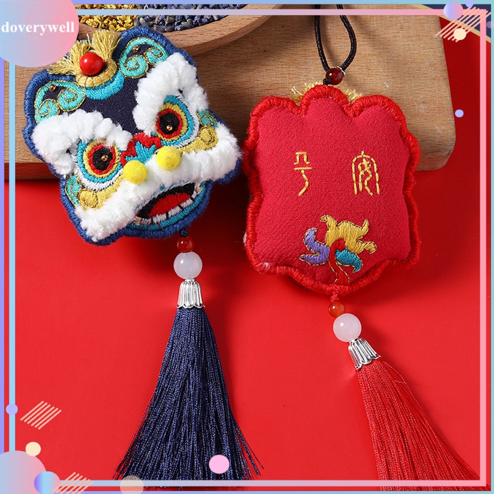 Bộ dụng cụ tự thêu thủ công hình con lân phong cách Trung Hoa