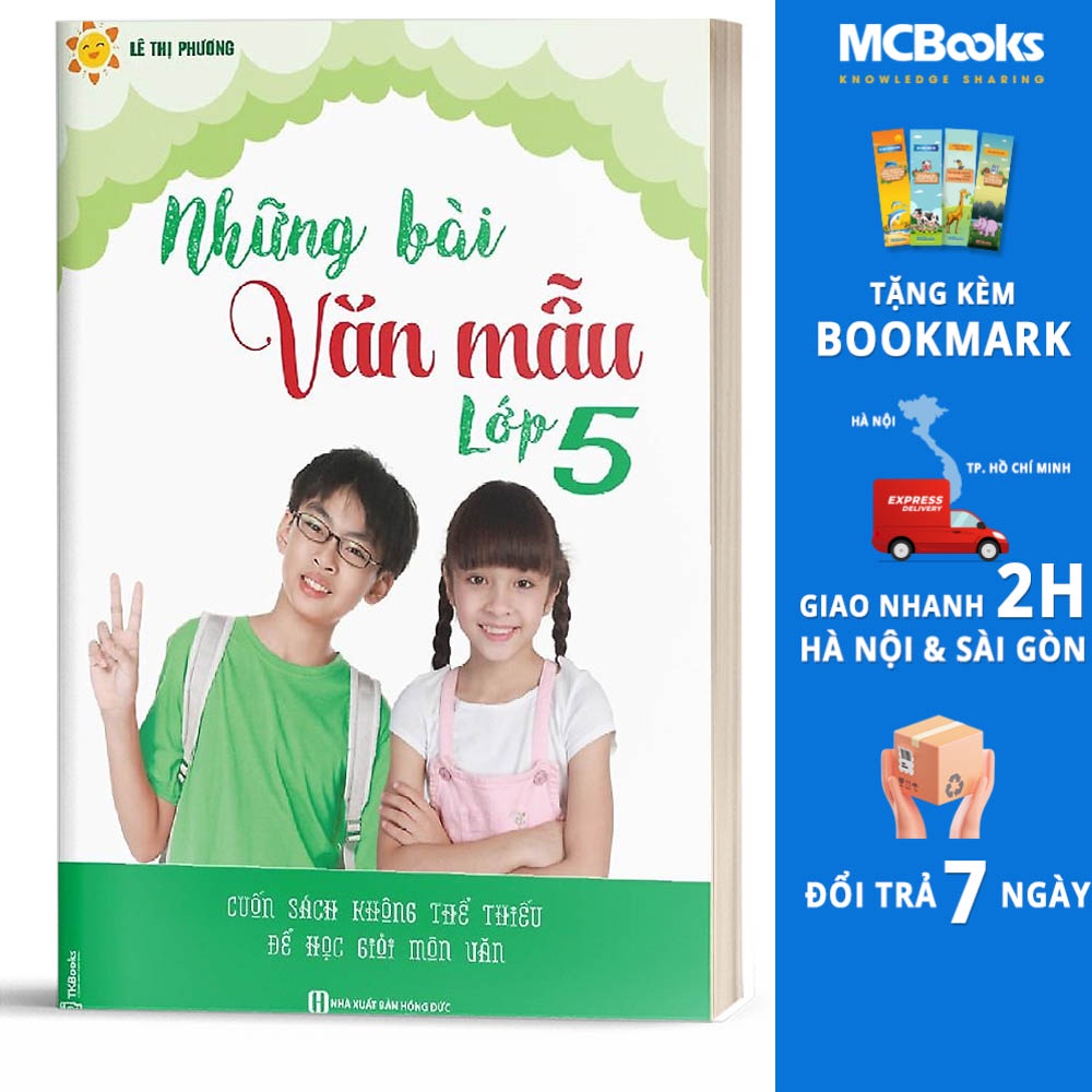 Sách - Những Bài Văn Mẫu Lớp 5 Mới Tái Bản