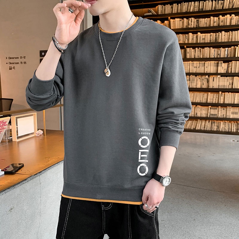 Áo Thun Nam Dài Tay Cổ Tròn