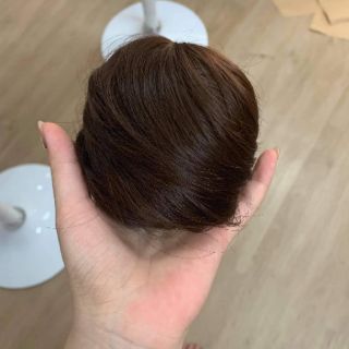 Búi tóc giả Búi phồng cao