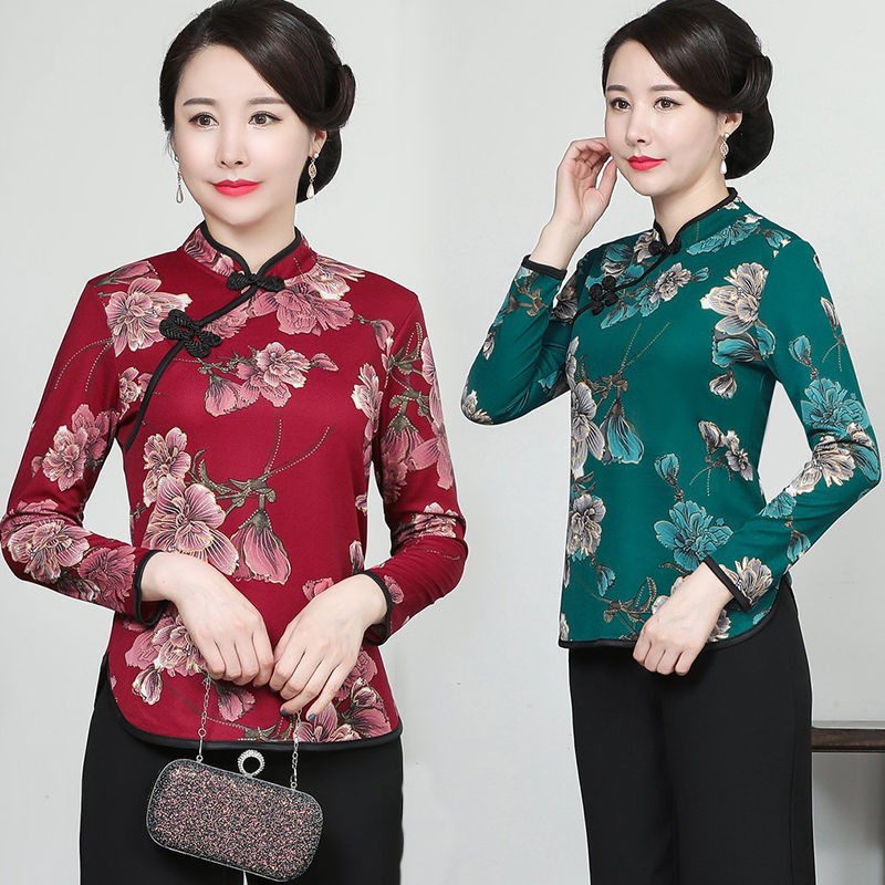 Áo Kiểu Nữ Dài Tay Cổ Tròn Thời Trang Hàn
