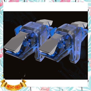 [SIÊU PHẨM] BỘ 2 NÚT BẤM CƠ X7 KIM LOẠI XANH NGỌC HỖ TRỢ CHƠI GAME PUBG MOBILE, ROS MOBILE