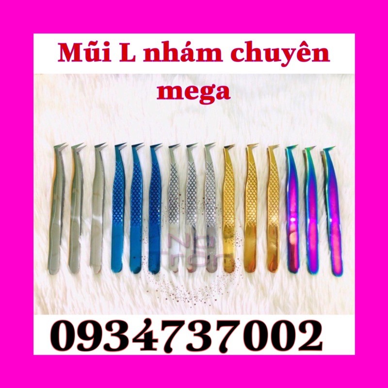 NHÍP MŨI L PHỦ NHÁM,NHÍP VOLUME CHUYÊN MEGA