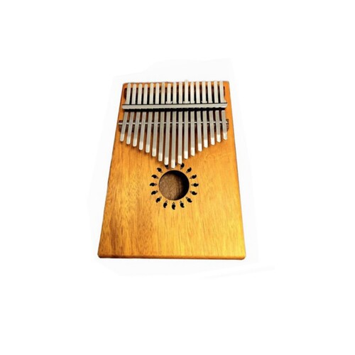 Đàn Kalimba Woim gỗ Mahogany nguyên tấm mẫu mặt trời 17 phím - Thumb Piano 17 keys