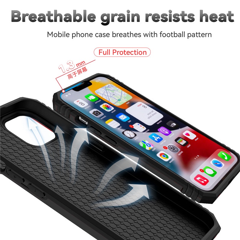 Ốp Điện Thoại PC + TPU Có Vòng Đỡ Bảo Vệ Camera Cho iphone 7 8 Plus X Xs XR 11 12 Mini 13 Pro Max SE 2020