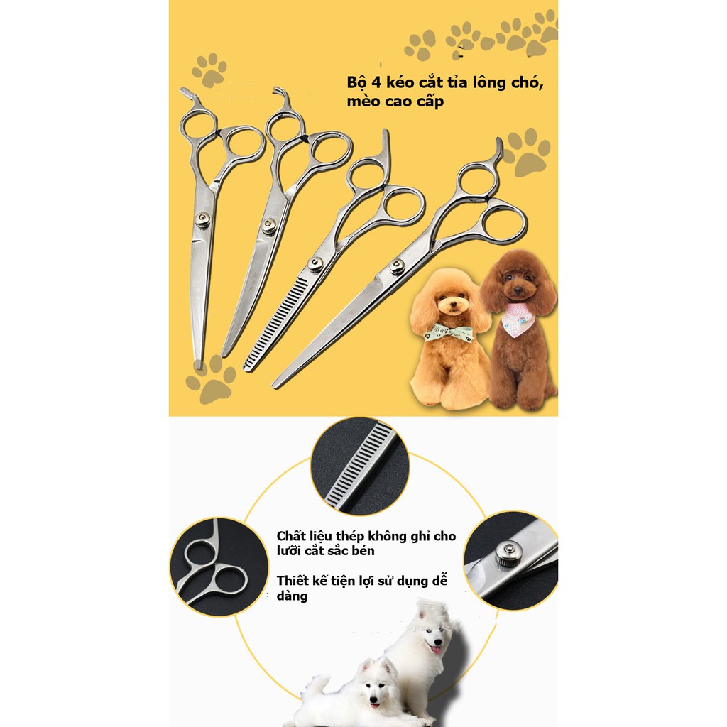 Cắt, Tỉa Lông Thú Cưng Kéo Cong Cắt Tỉa Lông Chó Mèo, Thú Cưng Tại Nhà