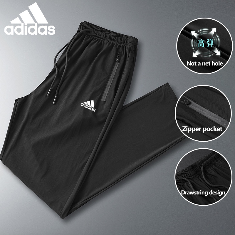 Seluar Quần Thể Thao adidas lelaki Seelaki seluar Đen Có Khóa Kéo Giản Dị Dành Cho Nam