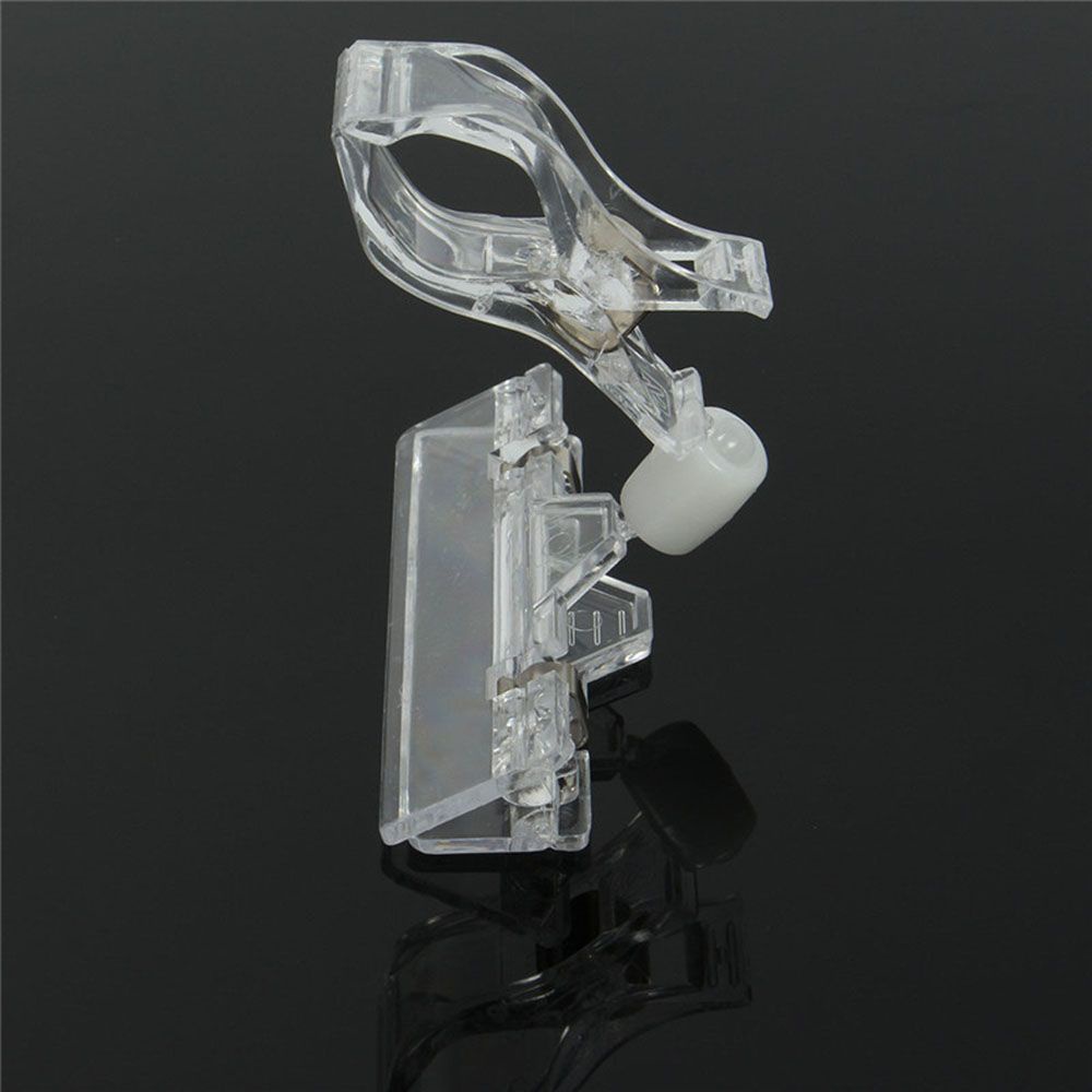 SUSANS 3/5 cái Giá trong suốt Kẹp Giá Nhãn Nhãn POP Đoạn quảng cáo Bảng hiệu nhựa Hiển thị đa chức năng Bền mới