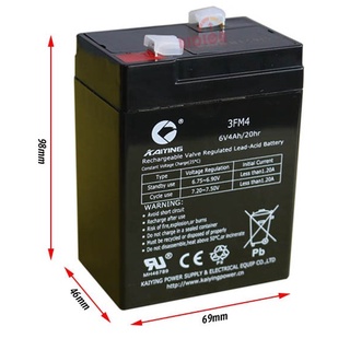 Pin Sạc Ắc Quy 6V/4Ah Dùng Cho Cân Đĩa Cân Bàn Cân Treo Điện Tử
