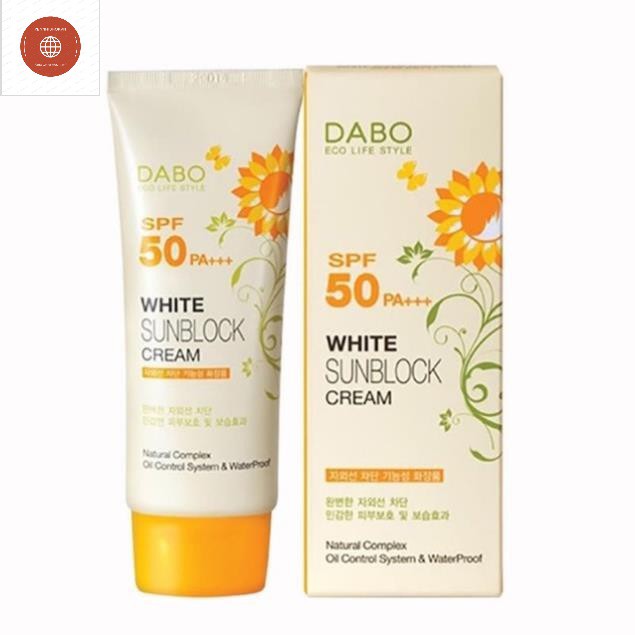 [ Hàng Chính Hãng ]- Kem Chống Nắng Không Nhờn Dính Tác Dụng Lâu DaBo White Sunblock cream Hàn Quốc 1000ml