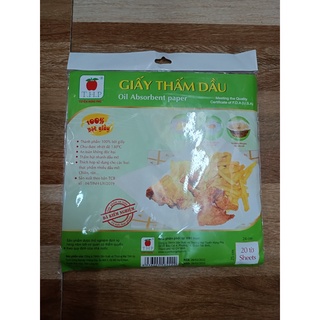Giấy thấm dầu ( 20 tờ )