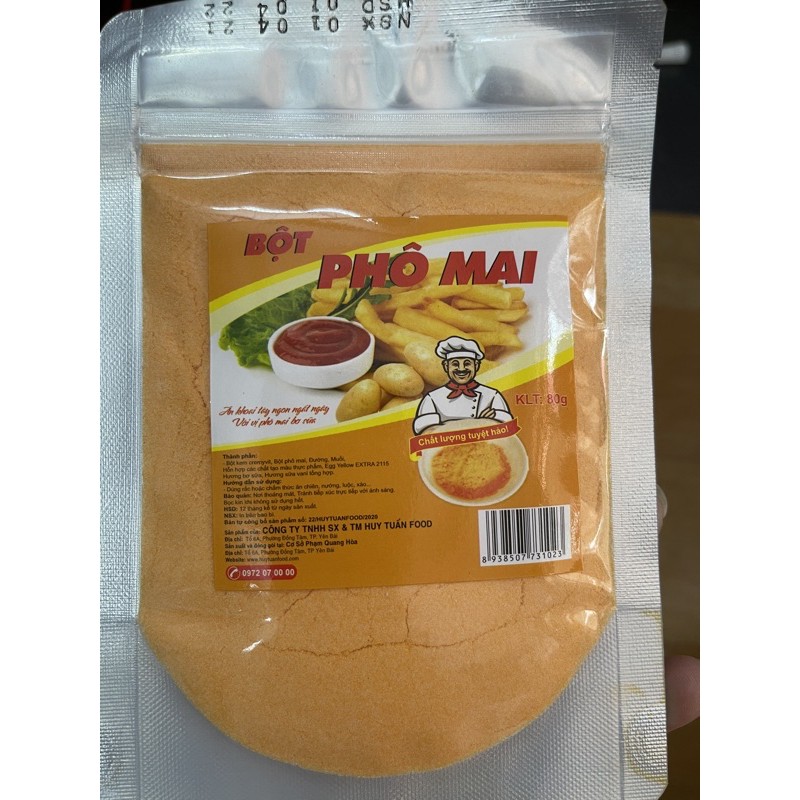 bột phô mai lắc 80gr-sp của Huy tuấn food | BigBuy360 - bigbuy360.vn