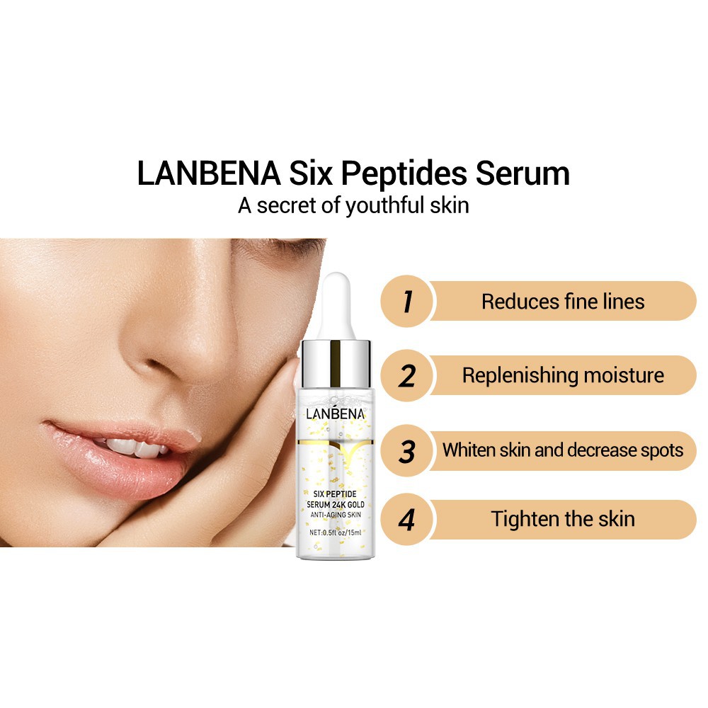 Tinh chất Lanbena sáu peptide dung tích 15ml