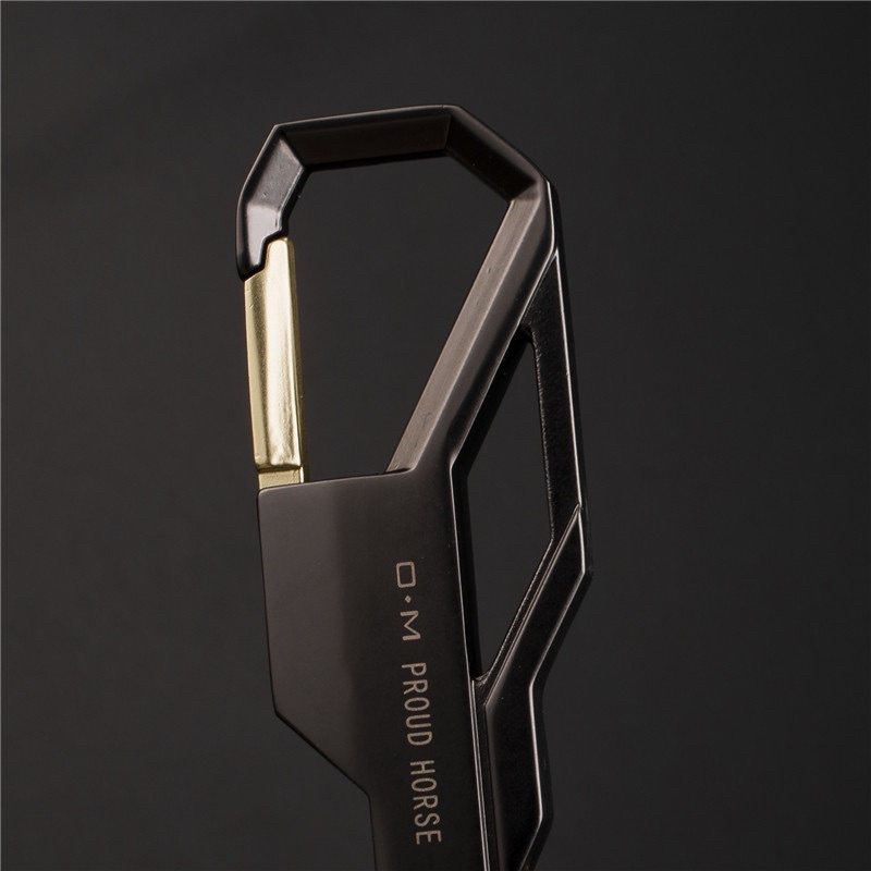 Móc Chìa Khóa Xe Máy, Móc Treo Chìa Khóa ô tô Cao Cấp Proud Horse Có Chốt Móc Đĩa Quần Bằng Inox Cao Cấp F1 OM045