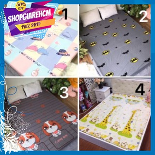 Sỉ ga chống thấm cotton 1m2 có họa tiết (xả kho, giao ngẫu nhiên mẫu)