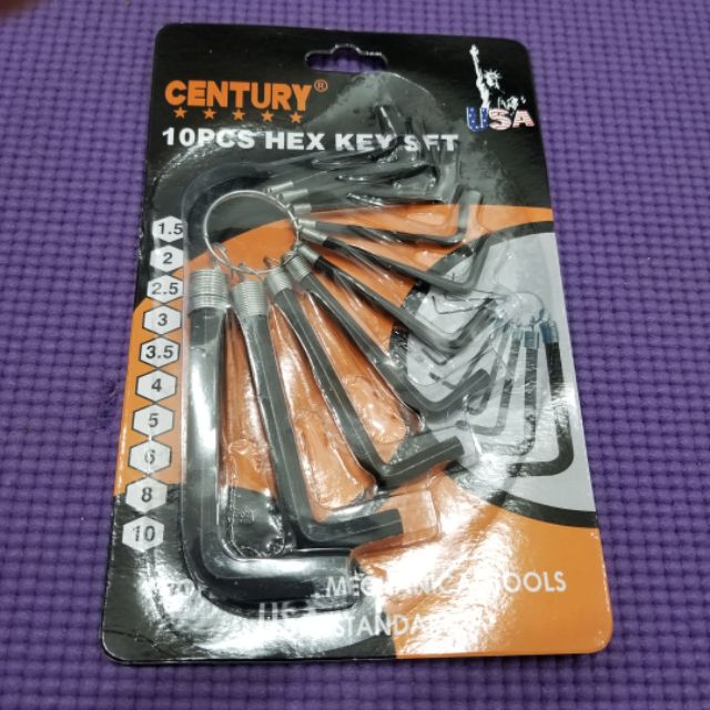 Bộ lục giác xòe 10 cây hiệu century