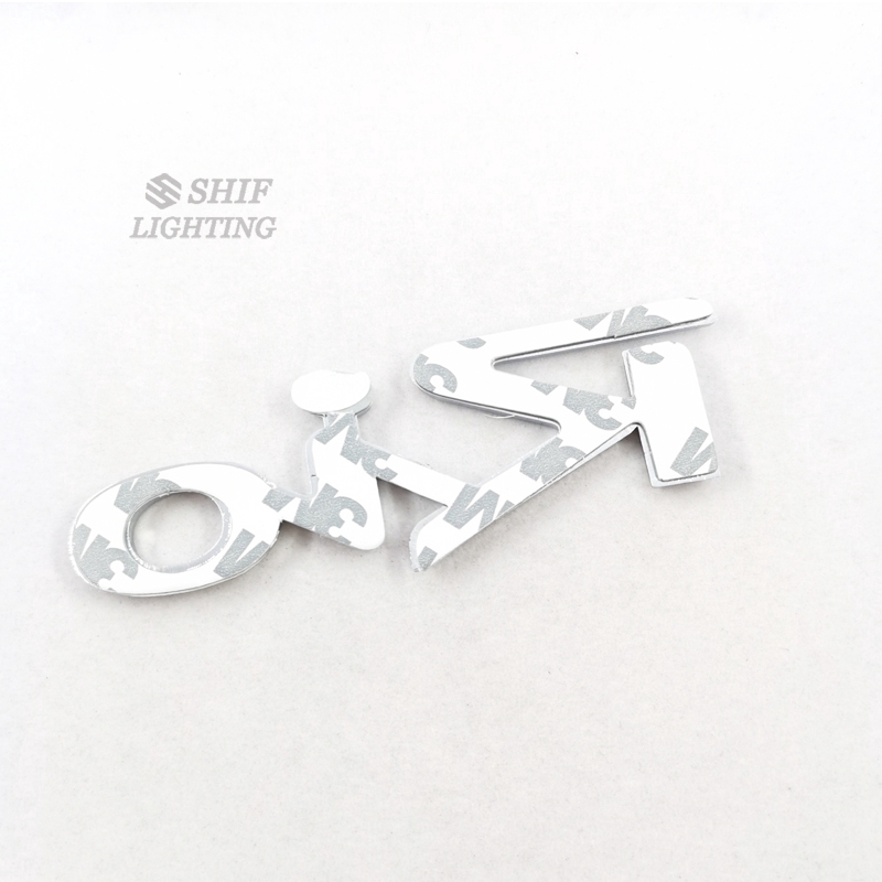 Logo RIO chất liệu chrome và ABS dự phòng dành cho xe hơi KIA RIO