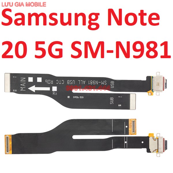 Dây Main Sạc Cụm Chân Sạc Samsung Galaxy Note 20 5G | Cụm chân sạc Galaxy Note 20 Ultra 5G