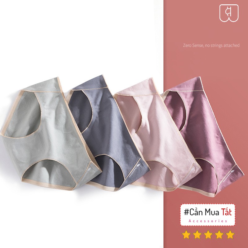 Quần sịp nữ kháng khuẩn viền ren cao cấp chất liệu 100% cotton quần lót nữ Vegetation | BigBuy360 - bigbuy360.vn